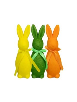 Duży zając flokowany 30cm WN8877