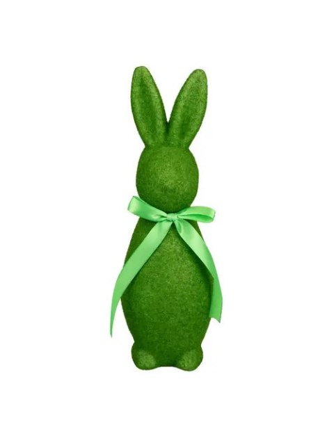 Duży zając flokowany 30cm WN8877