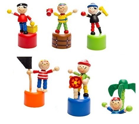 Figurka drewniana pirat | u-961