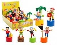 Figurka drewniana pirat | u-961