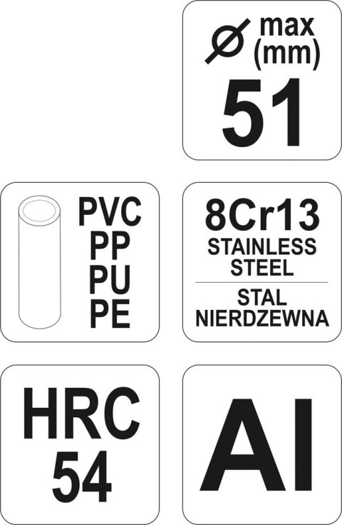 OBCINAK DO RUR PCV FI MAX 51 MM YATO