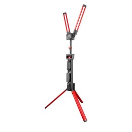 REFLEKTOR LED STOJĄCY SKŁADANY Z POKROWCEM 10000LM 2*50W PRO