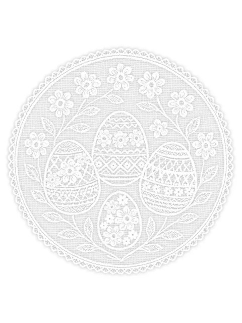 Serwetka na koszyczek - wielkanocne wzory D8648