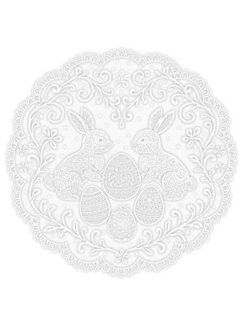 Serwetka na koszyczek - wielkanocne wzory D8648