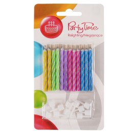 Świeczki urodzinowe - niegasnące psikuski 12 szt. DS2011