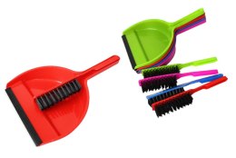 Szufelka z gumą + zmiotka 30 x 20 cm mix kolor ZYY-505012