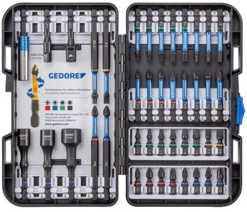 ZESTAW BITÓW UDAROWYCH TORSION 42 CZ. GEDORE