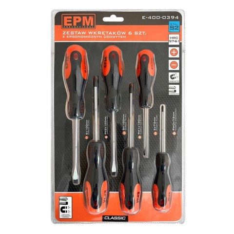 ZESTAW WKRĘTAKÓW 6 SZTUK CLASSIC EPM