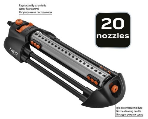 ZRASZACZ OSCYLACYJNY FUNKCJA WYŁĄCZANIA DYSZ 20 DYSZ NEO