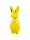 Zajączek flokowany - z kokardką 25cm WN8846