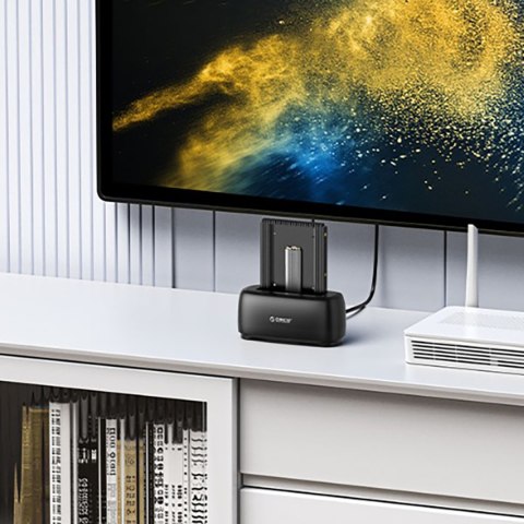 Adapter D2NS-6G przejściówka dysku M.2 NGFF na 3.5'' - czarny