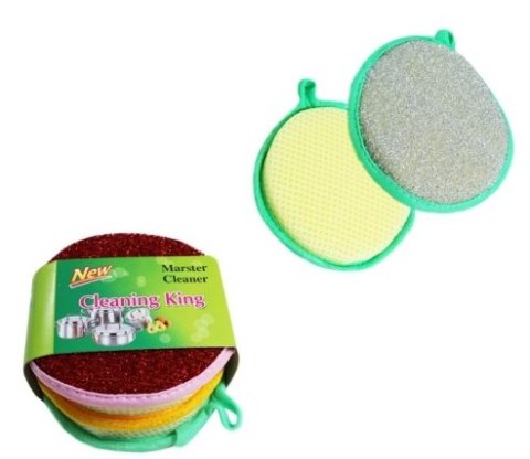 Czyścik zmywak kuchenny " Hamburger" 3szt. mix kolorów. CHSO11464