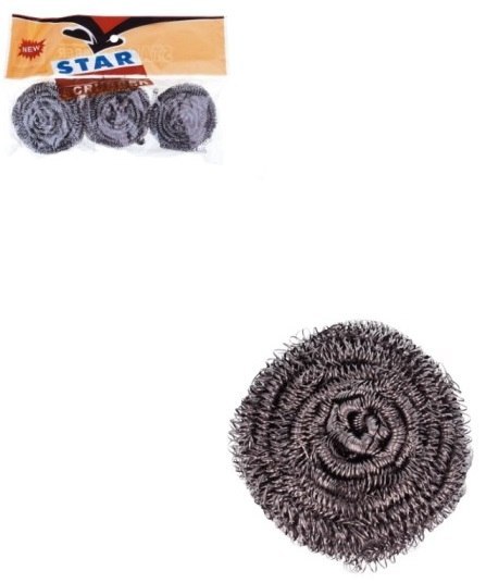 Czyścik, zmywak kuchenny metalowy 3szt. CHSO4044