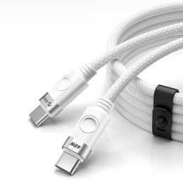 Kabel przewód CDX 60W 3A Power Delivery USB-C 1m - biały
