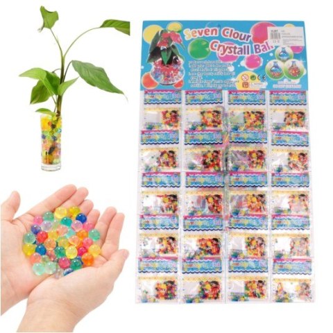 Kulki hydrożelowe jednokolorowe opak.20 saszetek jednokolorowe. CHSO11996