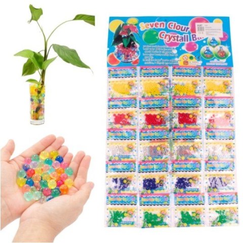 Kulki hydrożelowe różne kolory opak.20 saszetek jednokolorowe CHSO11997