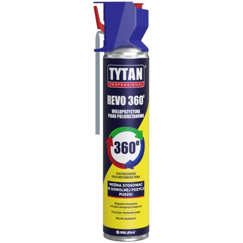 PIANKA WĘŻYKOWA REVO 360° WIELOPOZYCYJNA 780ML TYTAN