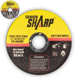 Tarcza dysk 10szt. do cięcia metalu 115 x 1.2 x 22cm CHSO11974-1