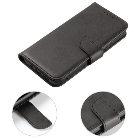 Etui ochronne z klapką do Samsung Galaxy S25+ Magnet Case - czarne
