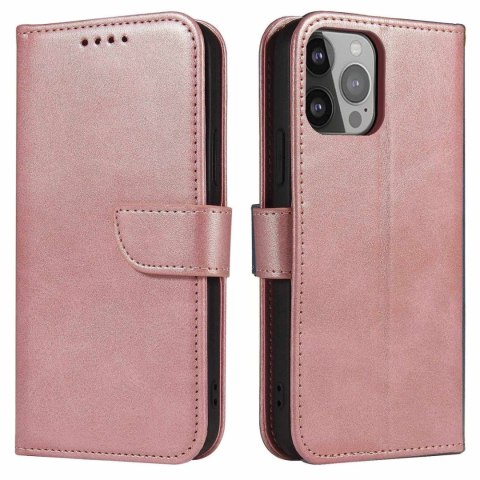 Etui ochronne z klapką do Samsung Galaxy S25+ Magnet Case - różowe