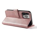 Etui ochronne z klapką do Samsung Galaxy S25+ Magnet Case - różowe