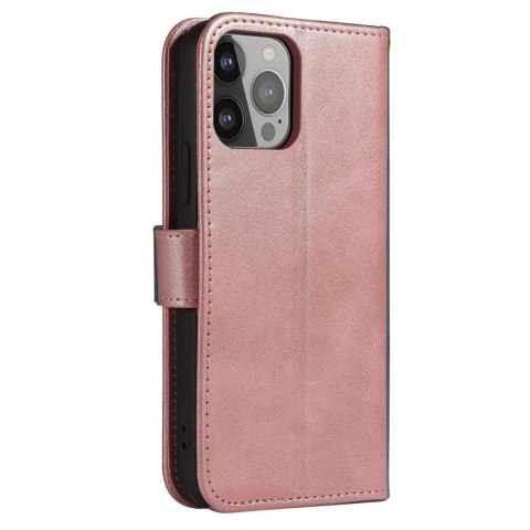 Etui ochronne z klapką do Samsung Galaxy S25+ Magnet Case - różowe
