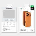 Etui pokrowiec case na iPhone 17 Pro Max Minimal Air Case MagSafe - pomarańczowy