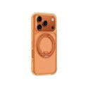 Etui pokrowiec case na iPhone 17 Pro Titan Pro Spin MagSafe - pomarańczowy