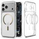 Etui pokrowiec na iPhone 17 Pro Max Ultra Hybrid MagSafe - przezroczysto-złote