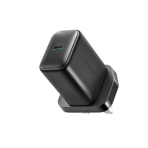 Ładowarka sieciowa z kablem wtyczka Angielska UK USB-C 25W 1m - czarna