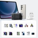 Ładowarka sieciowa z kablem wtyczka Angielska UK USB-C 25W 1m - czarna