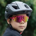 Okulary rowerowe polaryzacyjne dla dzieci z filtrem UV - czarne