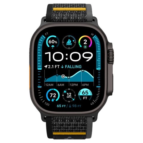 Pasek do zegarka Apple Watch 44 / 45 / 46 / 49 mm Athlex Air - czarny