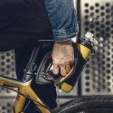Torba rowerowa pod siodełko z kieszonką na butelkę bidon 1.5l - czarna
