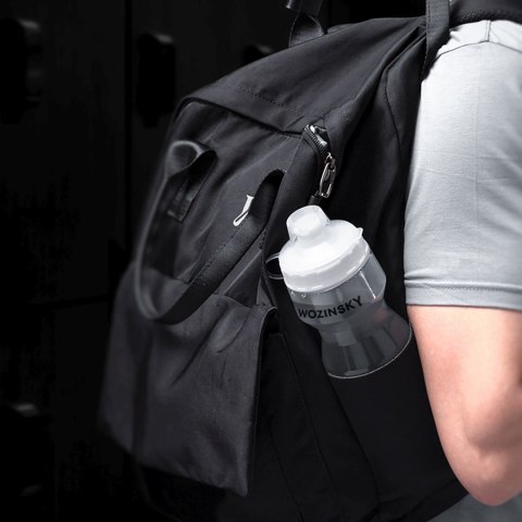 Bidon rowerowy butelka na wodę napoje 750ml - transparentny