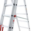 DRABINA TRZYELEMENTOWA 3X7 SZCZEBLI AK225.3SC - F. SCHODOWA FARAONE