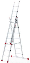 DRABINA TRZYELEMENTOWA 3X8 SZCZEBLI AK250.3SC - F. SCHODOWA FARAONE