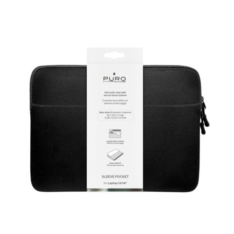 Etui pokrowiec Slim Pocket na laptop 13'' - czarny
