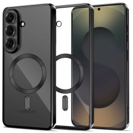 Etui pokrowiec case na Samsung Galaxy S26+ MagFlex - przezroczysto-czarny
