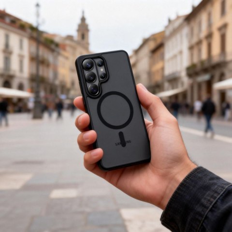 Etui pokrowiec case na Samsung Galaxy S26 Ultra Magmat MagSafe - czarny