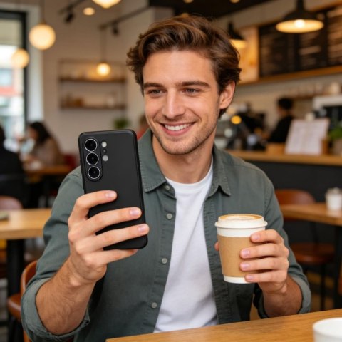 Etui pokrowiec case na Samsung Galaxy S26 Ultra Silicone MagSafe - czarny