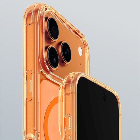Etui pokrowiec case na iPhone 17 Pro Max Minimal Mag MagSafe - pomarańczowy
