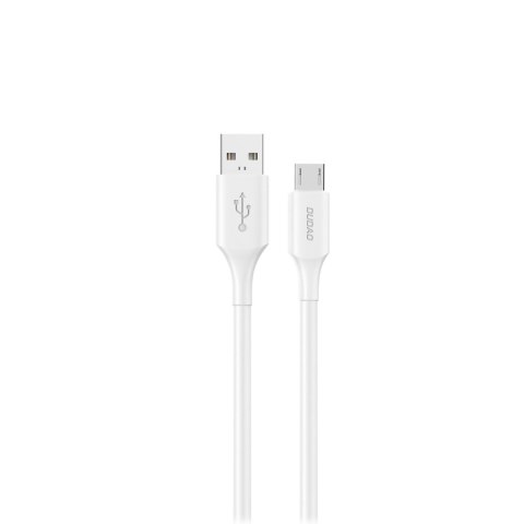 Kabel przewód USB-A - micro USB 6A 1.2 m - biały