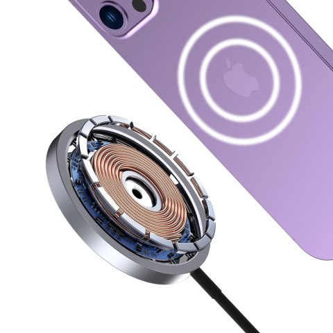 Ładowarka indukcyjna magnetyczna MagSafe 15W - czarna