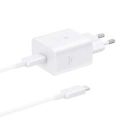 Ładowarka sieciowa Samsung USB-C 45W 4.05A z kablem USB-C 1.8m - biała