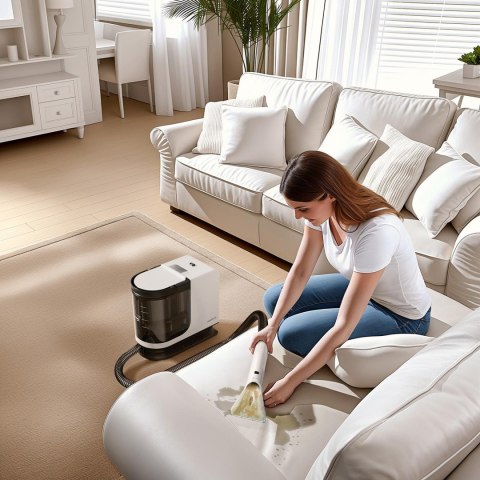 Odkurzacz piorący do tapicerek dywanów UWANT Y200 600W - biały