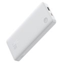 Powerbank 10000mAh 15W Airpow Lite z kablem USB-A - USB-C 30cm - biały