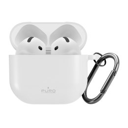Silikonowy pokrowiec etui na słuchawki Airpods 4 - białe