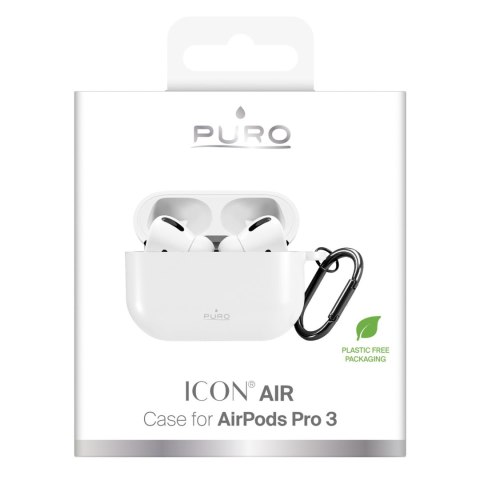 Silikonowy pokrowiec etui na słuchawki Airpods Pro 3 - białe