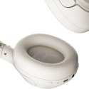 Słuchawki bezprzewodowe nauszne H3 ANC Bluetooth Hi-Res Audio - białe